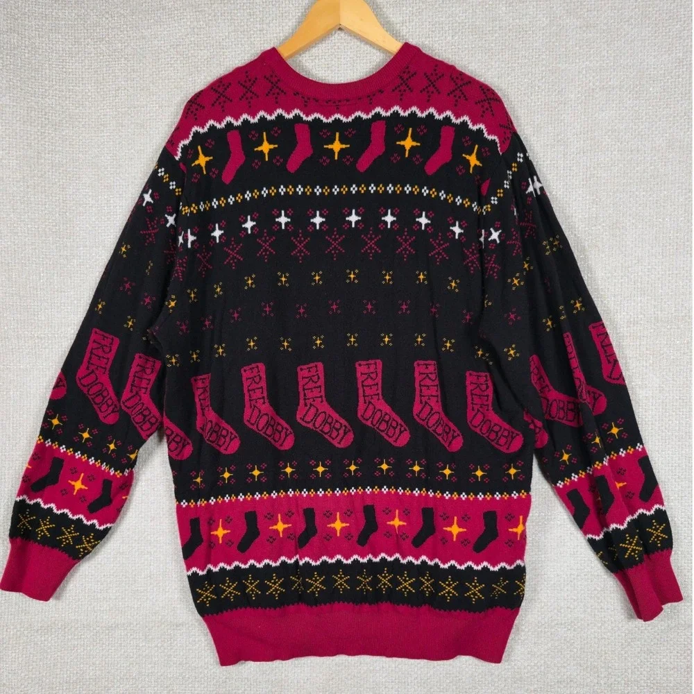 Harry Potter Dobby Santa Hat Holiday Sweater BoxLunch Exclusive Size 2X‎